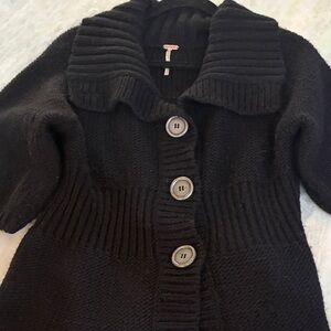 Free people button sweater